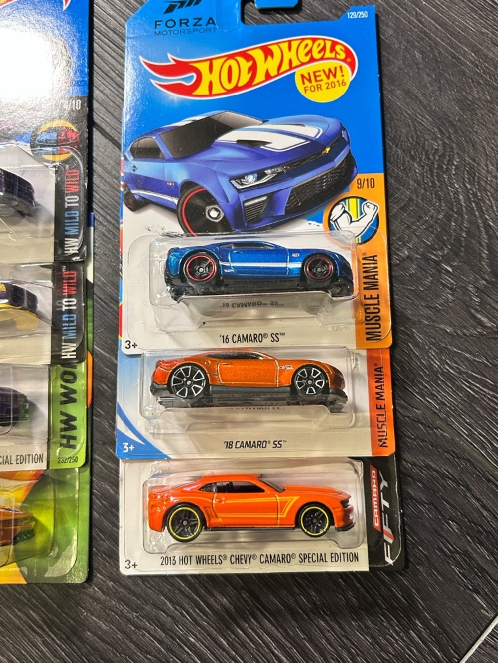 Hot Wheels Camaro Lot Diecast Cars x10 card wear - Picture 5 of 6